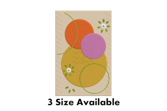 Abstract Circle Floral Embroidery Review for Etsy Sellers