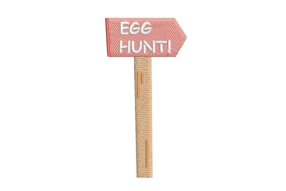 Egg Hunt Sign Embroidery Design Review