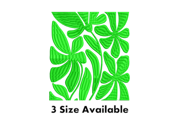Green Leaves Floral Embroidery Design Review