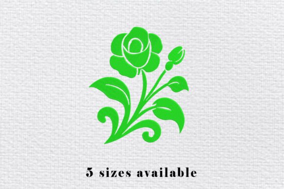 Rose Flower Embroidery Design Review