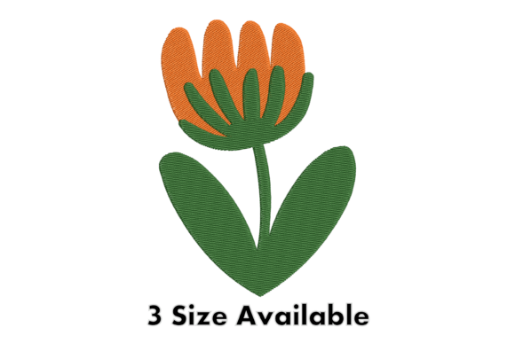 Simple Tulip Flower Embroidery Design Review