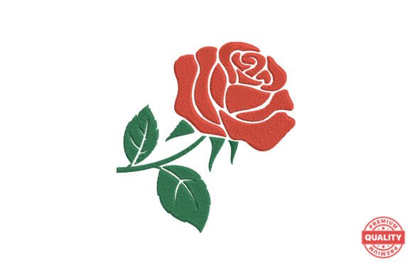 Single Rose Flower Embroidery Design Review